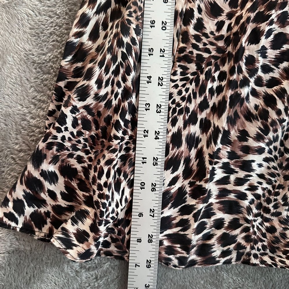 Victoria's Secret 100% Silk Animal Print Slip Dress Women's MEDIUM - Picture 2 of 7